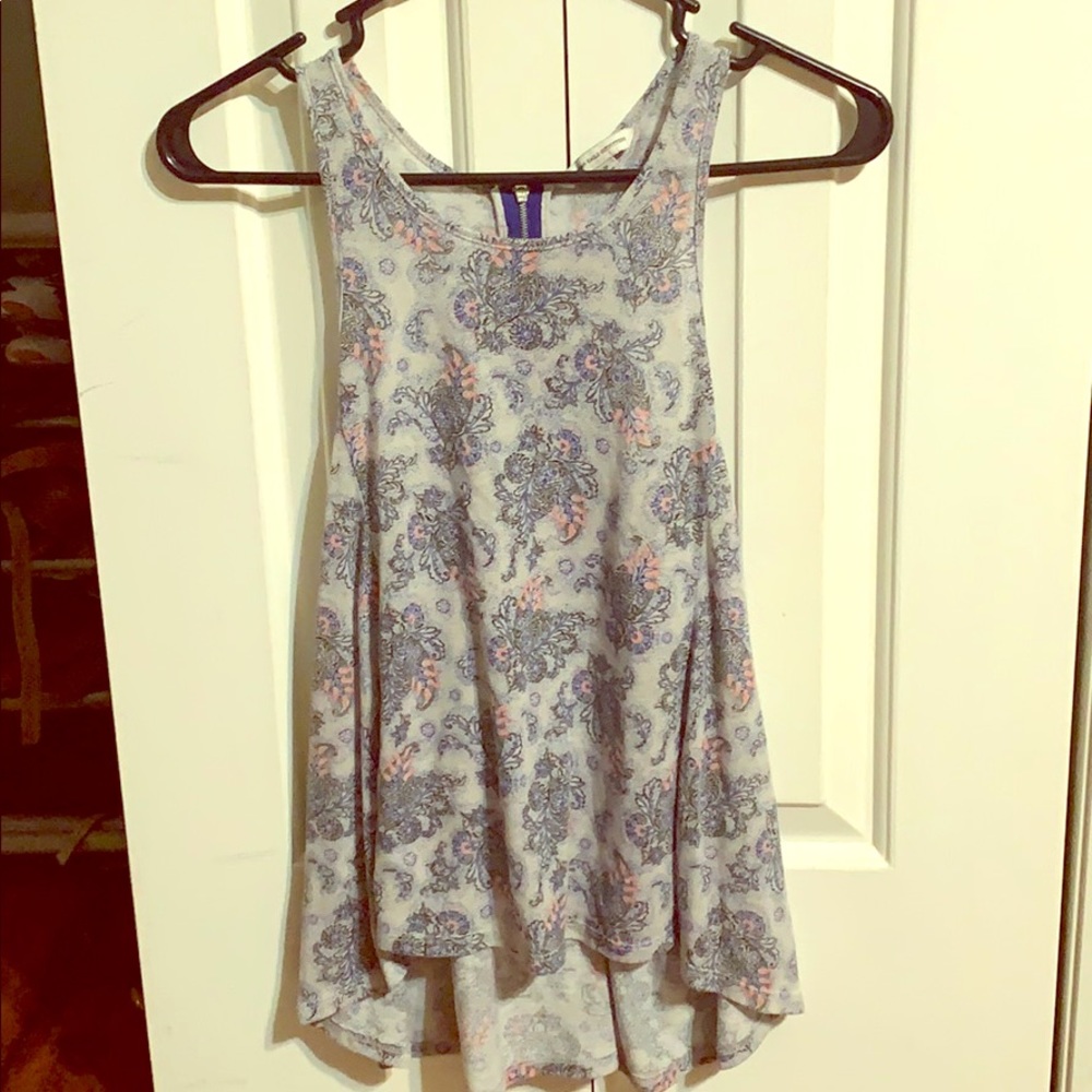 Printed crop top